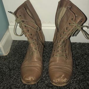 Madden Girl combat boots size 9